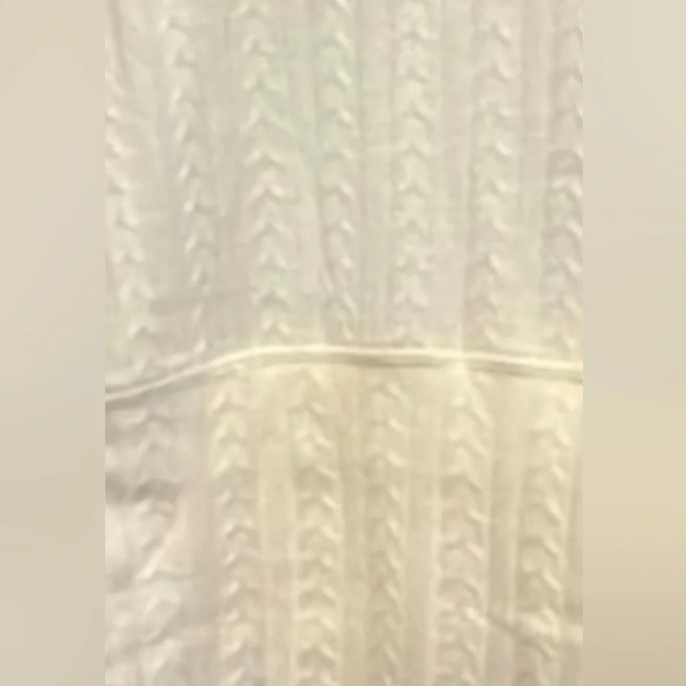 Band of Gypsies Cream Cable Knit Sweater NWOT